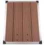 WPC Gartenduschwanne Edelstahl braun 80x62 cm von vidaXL, Duschwannen - Ref: Foro24-48202, Preis: 98,37 €, Rabatt: %