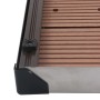 WPC Gartenduschwanne Edelstahl braun 80x62 cm von vidaXL, Duschwannen - Ref: Foro24-48202, Preis: 98,37 €, Rabatt: %