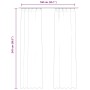 Cortinas opacas con ganchos 2 uds terciopelo negro 140x245 cm