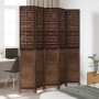 5-teiliges Trennsieb aus dunkelbraunem Paulownia-Holz von , Raumteiler - Ref: Foro24-358712, Preis: 180,40 €, Rabatt: %