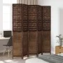 5-teiliges Trennsieb aus dunkelbraunem Paulownia-Holz von , Raumteiler - Ref: Foro24-358712, Preis: 165,94 €, Rabatt: %