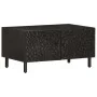 Solid black mango wood coffee table 80x50x40 cm by , Coffee table - Ref: Foro24-356824, Price: 79,11 €, Discount: %