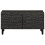 Massiver Couchtisch aus schwarzem Mangoholz, 80 x 50 x 40 cm von , Couchtisch - Ref: Foro24-356824, Preis: 79,11 €, Rabatt: %