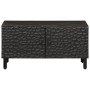 Solid black mango wood coffee table 80x50x40 cm by , Coffee table - Ref: Foro24-356824, Price: 79,82 €, Discount: %