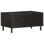Massiver Couchtisch aus schwarzem Mangoholz, 80 x 50 x 40 cm von , Couchtisch - Ref: Foro24-356824, Preis: 79,11 €, Rabatt: %