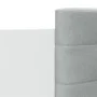 Estructura cama con cabecero madera ingeniería blanco 150x200cm de , Camas y somieres - Ref: Foro24-3209912, Precio: 182,31 €...