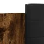 Smoked oak engineered wood bed with headboard 120x190 cm by , Beds and slatted bases - Ref: Foro24-3209965, Price: 158,89 €, ...
