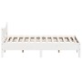 White pine wood bed frame with headboard 150x200cm by , Beds and slatted bases - Ref: Foro24-3216367, Price: 203,30 €, Discou...