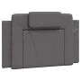 Bed frame with LED lights gray synthetic leather 90x190 cm by , Beds and slatted bases - Ref: Foro24-3213990, Price: 156,61 €...