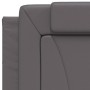 Bettgestell mit LED-Leuchten, graues Kunstleder, 90 x 190 cm von , Betten und Lattenroste - Ref: Foro24-3213990, Preis: 153,6...