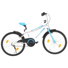 Bicicleta para niños 20 pulgadas azul y blanco