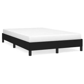 Black fabric bed frame 120x190 cm by , Beds and slatted bases - Ref: Foro24-379484, Price: 94,45 €, Discount: %