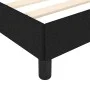 Black fabric bed frame 120x190 cm by , Beds and slatted bases - Ref: Foro24-379484, Price: 94,45 €, Discount: %