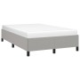 Light gray fabric bed frame 120x190 cm by , Beds and slatted bases - Ref: Foro24-379508, Price: 102,45 €, Discount: %