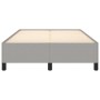 Light gray fabric bed frame 120x190 cm by , Beds and slatted bases - Ref: Foro24-379508, Price: 102,45 €, Discount: %