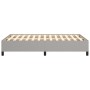 Light gray fabric bed frame 120x190 cm by , Beds and slatted bases - Ref: Foro24-379508, Price: 102,45 €, Discount: %