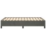 Dark gray velvet bed frame 120x190 cm by , Beds and slatted bases - Ref: Foro24-379529, Price: 110,96 €, Discount: %