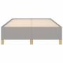 Light gray fabric bed frame 120x190 cm by , Beds and slatted bases - Ref: Foro24-379515, Price: 79,32 €, Discount: %