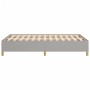 Light gray fabric bed frame 120x190 cm by , Beds and slatted bases - Ref: Foro24-379515, Price: 79,32 €, Discount: %