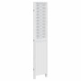 3-teilige Trennwand aus weißem Paulownia-Massivholz von , Raumteiler - Ref: Foro24-358719, Preis: 104,64 €, Rabatt: %