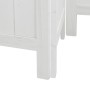 3-teilige Trennwand aus weißem Paulownia-Massivholz von , Raumteiler - Ref: Foro24-358719, Preis: 104,64 €, Rabatt: %