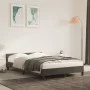 Dark gray velvet bed frame with headboard 120x190 cm by , Beds and slatted bases - Ref: Foro24-379548, Price: 113,16 €, Disco...