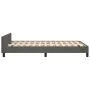 Dark gray velvet bed frame with headboard 120x190 cm by , Beds and slatted bases - Ref: Foro24-379548, Price: 113,16 €, Disco...
