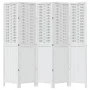 White Paulownia solid wood 5-panel dividing screen by , Room dividers - Ref: Foro24-358727, Price: 151,07 €, Discount: %
