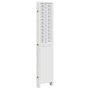 Biombo separador de 6 paneles madera maciza Paulownia blanco de , Divisores de ambientes - Ref: Foro24-358731, Precio: 205,29...
