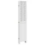 Biombo separador de 6 paneles madera maciza Paulownia blanco de , Divisores de ambientes - Ref: Foro24-358731, Precio: 188,78...