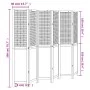 Biombo separador de 6 paneles madera maciza Paulownia blanco de , Divisores de ambientes - Ref: Foro24-358731, Precio: 188,78...