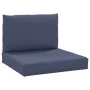 Cushions for pallet furniture 2 units navy blue fabric by , Cushions for chairs and sofas - Ref: Foro24-379148, Price: 45,12 ...