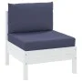Cushions for pallet furniture 2 units navy blue fabric by , Cushions for chairs and sofas - Ref: Foro24-379148, Price: 45,12 ...