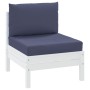 Kissen für Palettenmöbel 2 Einheiten marineblauer Stoff von , Kissen für Stühle und Sofas - Ref: Foro24-379148, Preis: 55,31 ...