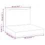 Cushions for pallet furniture 2 units navy blue fabric by , Cushions for chairs and sofas - Ref: Foro24-379148, Price: 45,12 ...