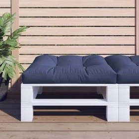 Marineblaues Paletten-Sofakissen aus Stoff, 70 x 70 x 12 cm von , Kissen für Stühle und Sofas - Ref: Foro24-377874, Preis: 39...