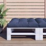 Navy blue fabric pallet sofa cushion 70x70x12 cm by , Cushions for chairs and sofas - Ref: Foro24-377874, Price: 39,93 €, Dis...