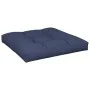 Marineblaues Paletten-Sofakissen aus Stoff, 70 x 70 x 12 cm von , Kissen für Stühle und Sofas - Ref: Foro24-377874, Preis: 39...