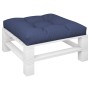 Navy blue fabric pallet sofa cushion 70x70x12 cm by , Cushions for chairs and sofas - Ref: Foro24-377874, Price: 39,93 €, Dis...