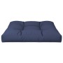 Marineblaues Paletten-Sofakissen aus Stoff, 70 x 70 x 12 cm von , Kissen für Stühle und Sofas - Ref: Foro24-377874, Preis: 39...