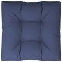 Marineblaues Paletten-Sofakissen aus Stoff, 70 x 70 x 12 cm von , Kissen für Stühle und Sofas - Ref: Foro24-377874, Preis: 39...