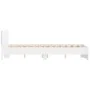 Bed frame with headboard and white LED lights 135x190 cm by , Beds and slatted bases - Ref: Foro24-3207630, Price: 146,52 €, ...