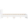 Estructura de cama con cabecero y luces LED blanco 135x190 cm de , Camas y somieres - Ref: Foro24-3207630, Precio: 148,29 €, ...