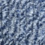 Cortina antimoscas chenilla azul y blanco 100x230 cm