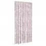 Silver gray and pink chenille fly curtain 100x200 cm by , Mosquito nets for windows - Ref: Foro24-377364, Price: 63,54 €, Dis...