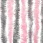 Silver gray and pink chenille fly curtain 100x200 cm by , Mosquito nets for windows - Ref: Foro24-377364, Price: 63,54 €, Dis...