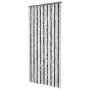 Gray and white chenille fly curtain 100x230 cm by , Mosquito nets for windows - Ref: Foro24-377370, Price: 66,03 €, Discount: %