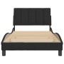 Estructura de cama con cabecero de terciopelo negro 100x200 cm de , Camas y somieres - Ref: Foro24-3207833, Precio: 123,98 €,...