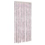 Silver gray and pink chenille fly curtain 100x230 cm by , Mosquito nets for windows - Ref: Foro24-377366, Price: 67,25 €, Dis...