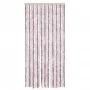 Silbergrauer und rosafarbener Chenille-Fliegenvorhang, 100 x 230 cm von , Moskitonetze für Fenster - Ref: Foro24-377366, Prei...
